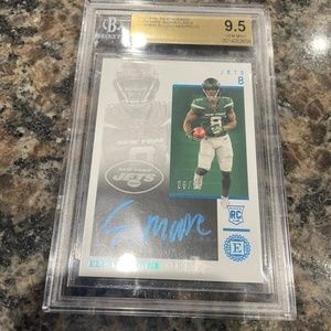 2021 Panini Encased - Elijah Moore RC - Saphire Signatures 08/25..